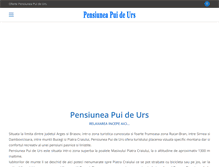 Tablet Screenshot of pensiuneapuideurs.ro
